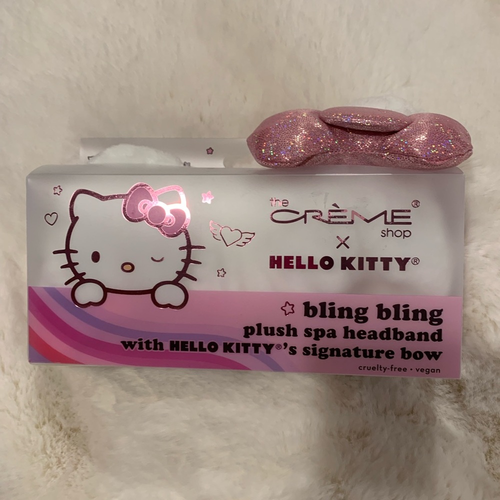 Sanrio Hello Kitty Bling Bling plush spa headband